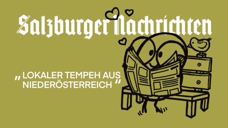 Blogbeitragsbild - Zack die Bohne in den Salzburger Nachrichten